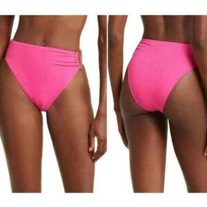 New VITAMIN A Lolita Bikini Bottoms Zinnia Ecorib Zinnia Pink Small